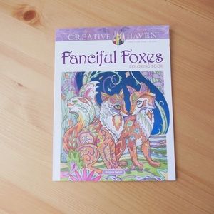 Fanciful Foxes Colouring Book